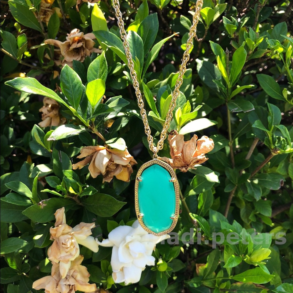 Kendra Scott Rae Necklace in Green